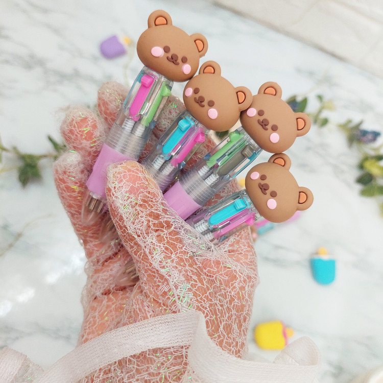 خودکار کوتاه تدی چهار رنگ