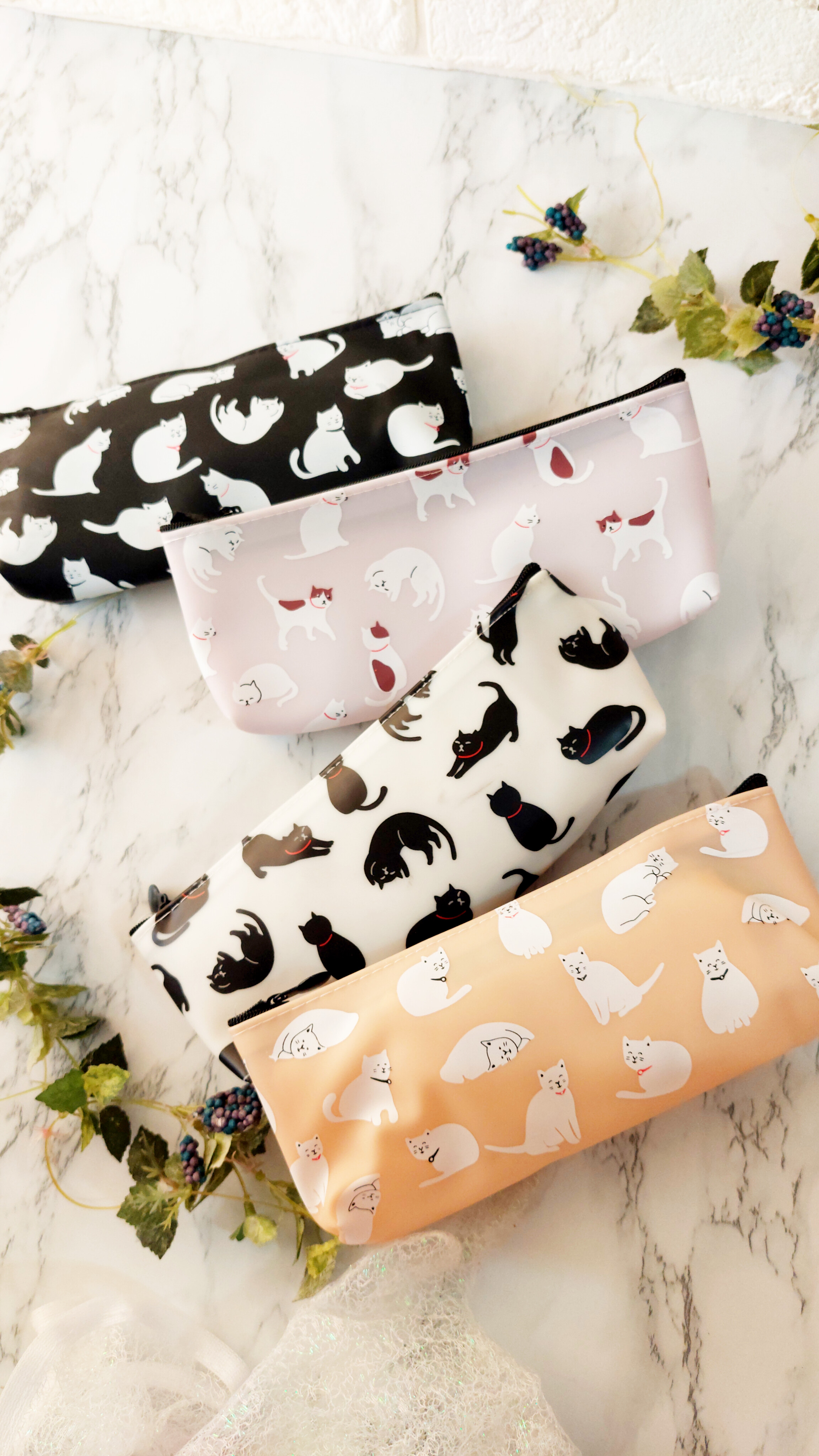 جامدادی تک زیپ سیلیکونی طرح گربه کیوت مخصوص خاص پسندها