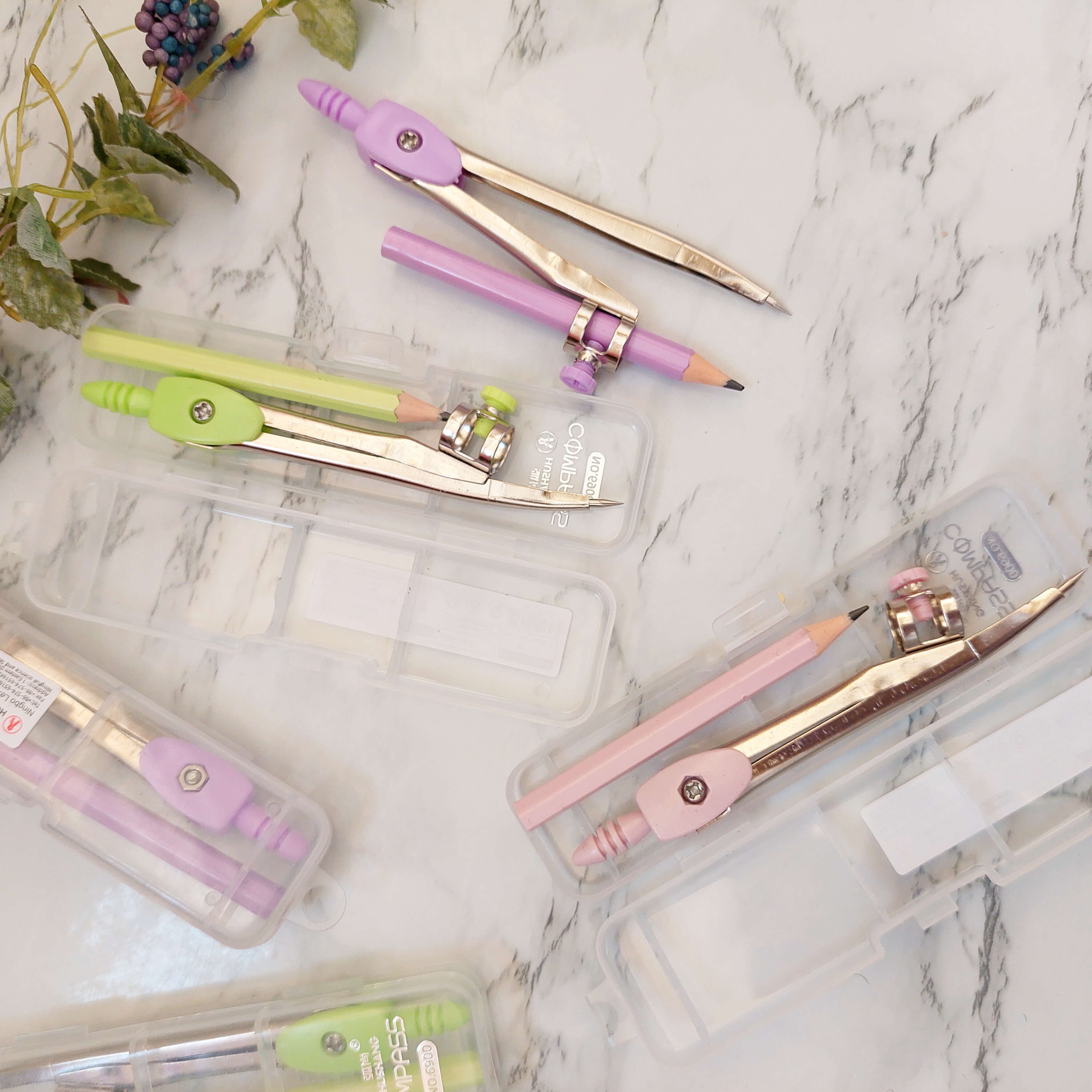 پرگار فلزی پاستلی جذاب