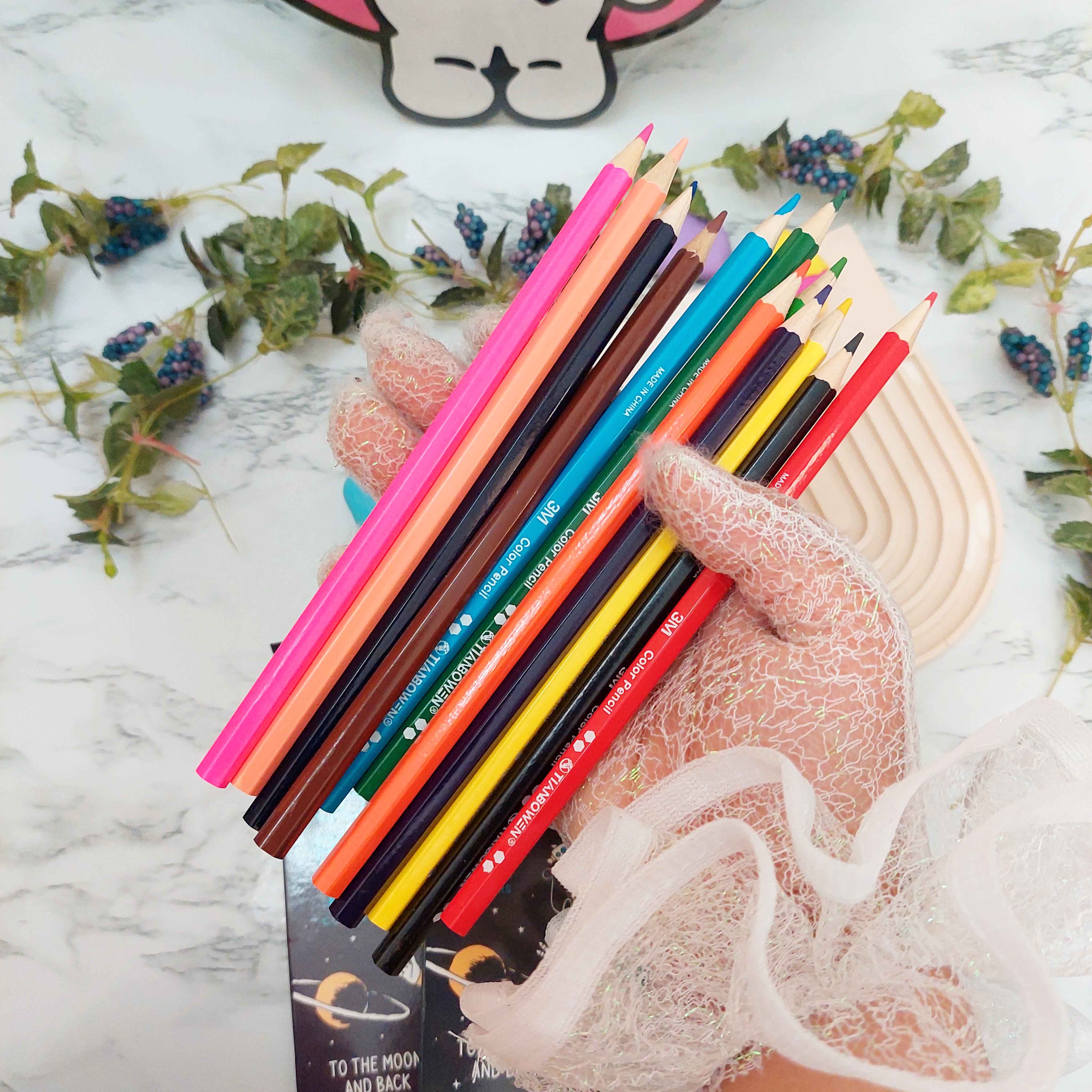 مداد رنگی لوله ای جنس عالی