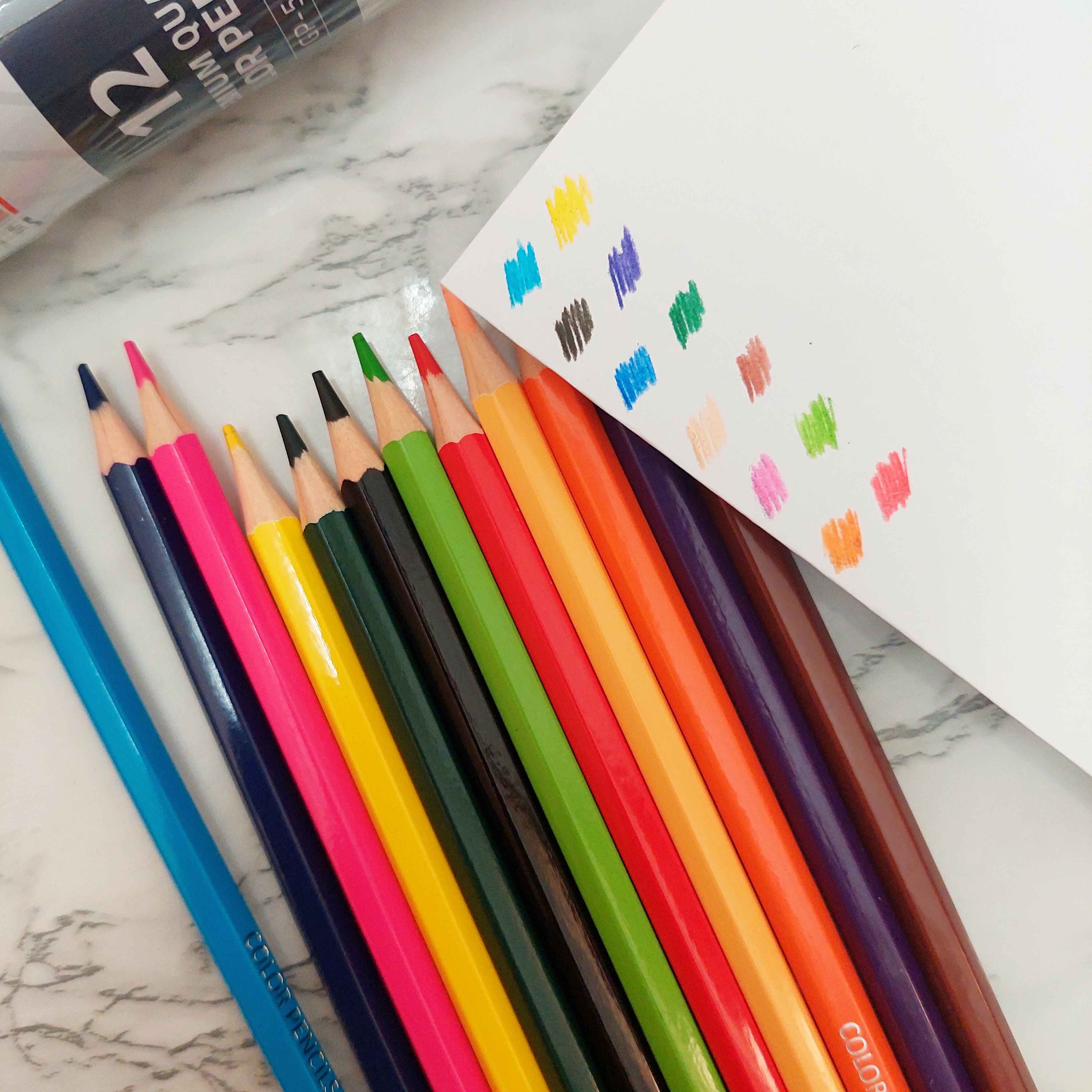 مداد رنگی لوله ای وارداتی