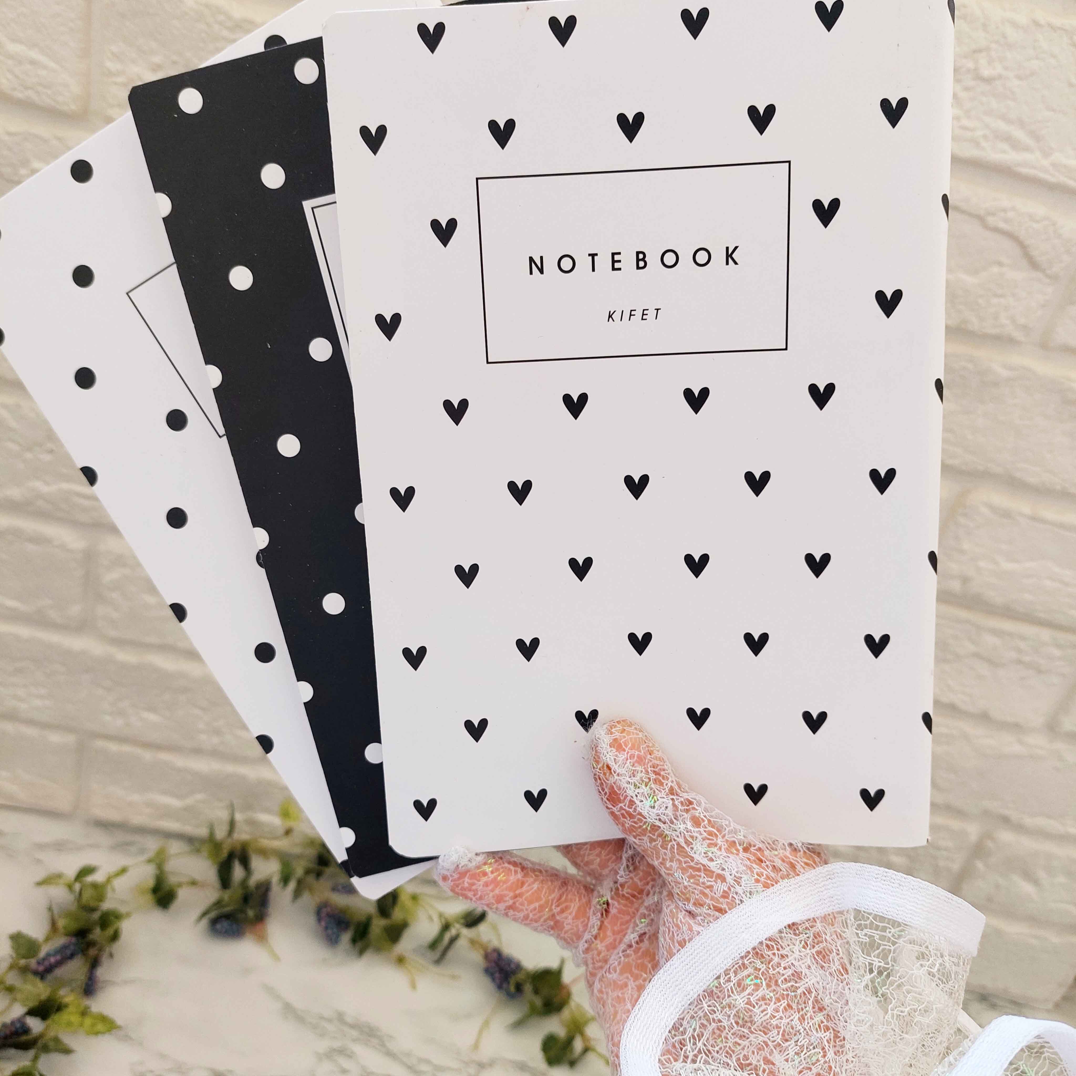 دفترهای سفید مشکی