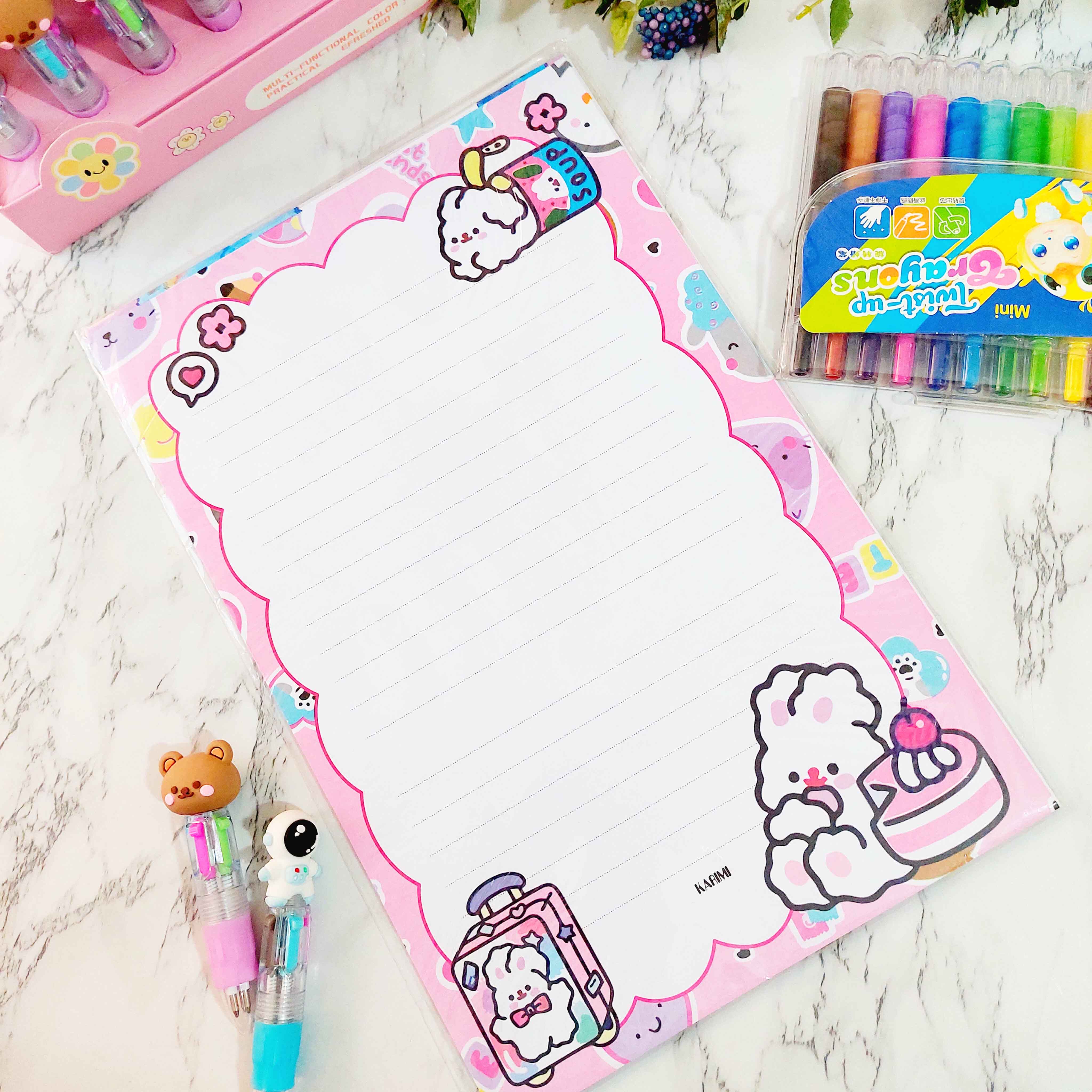 برگه اچار فانتزی صورتی دختر پسند