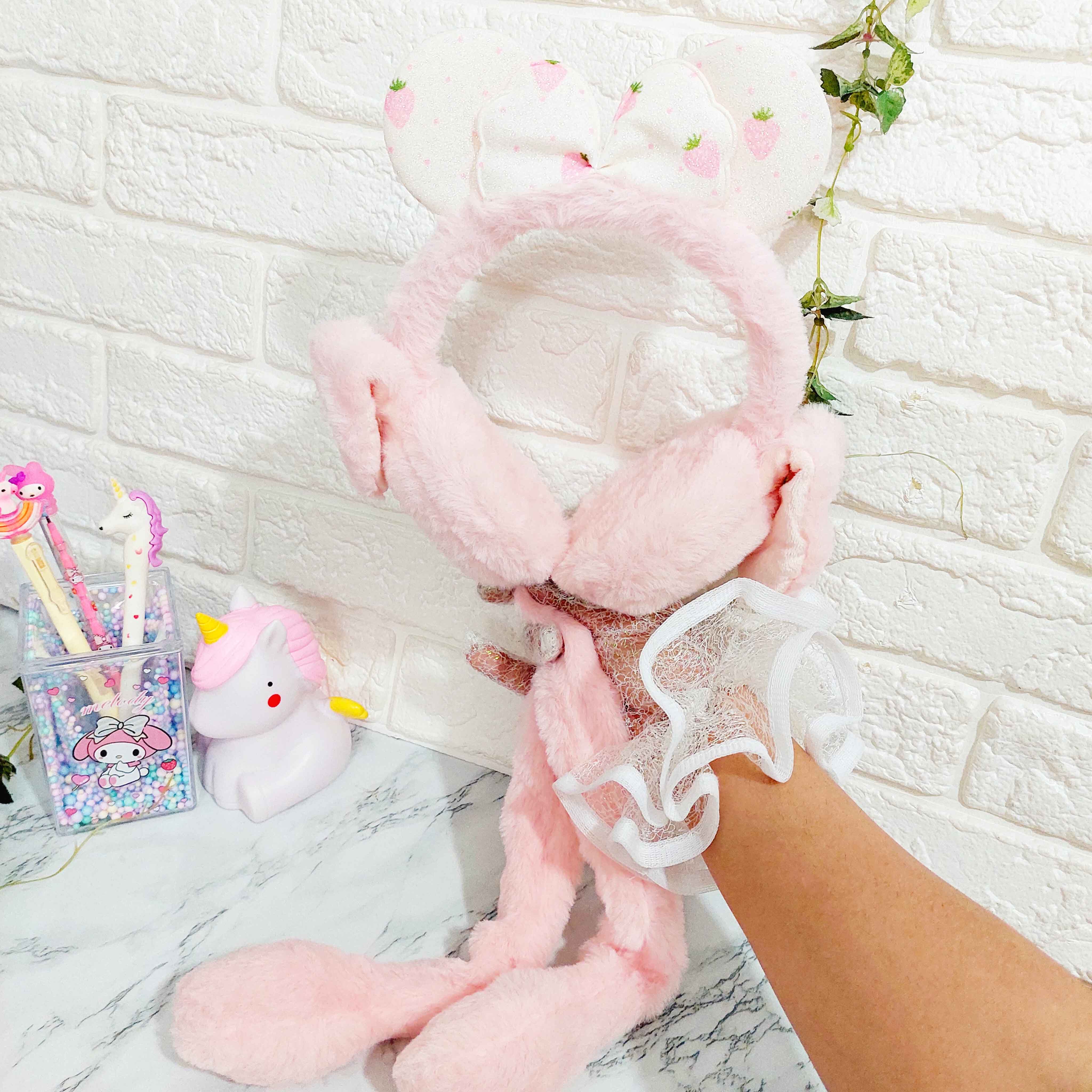 گوشگیر فانتزی پمپی مناسب سرمای زمستون