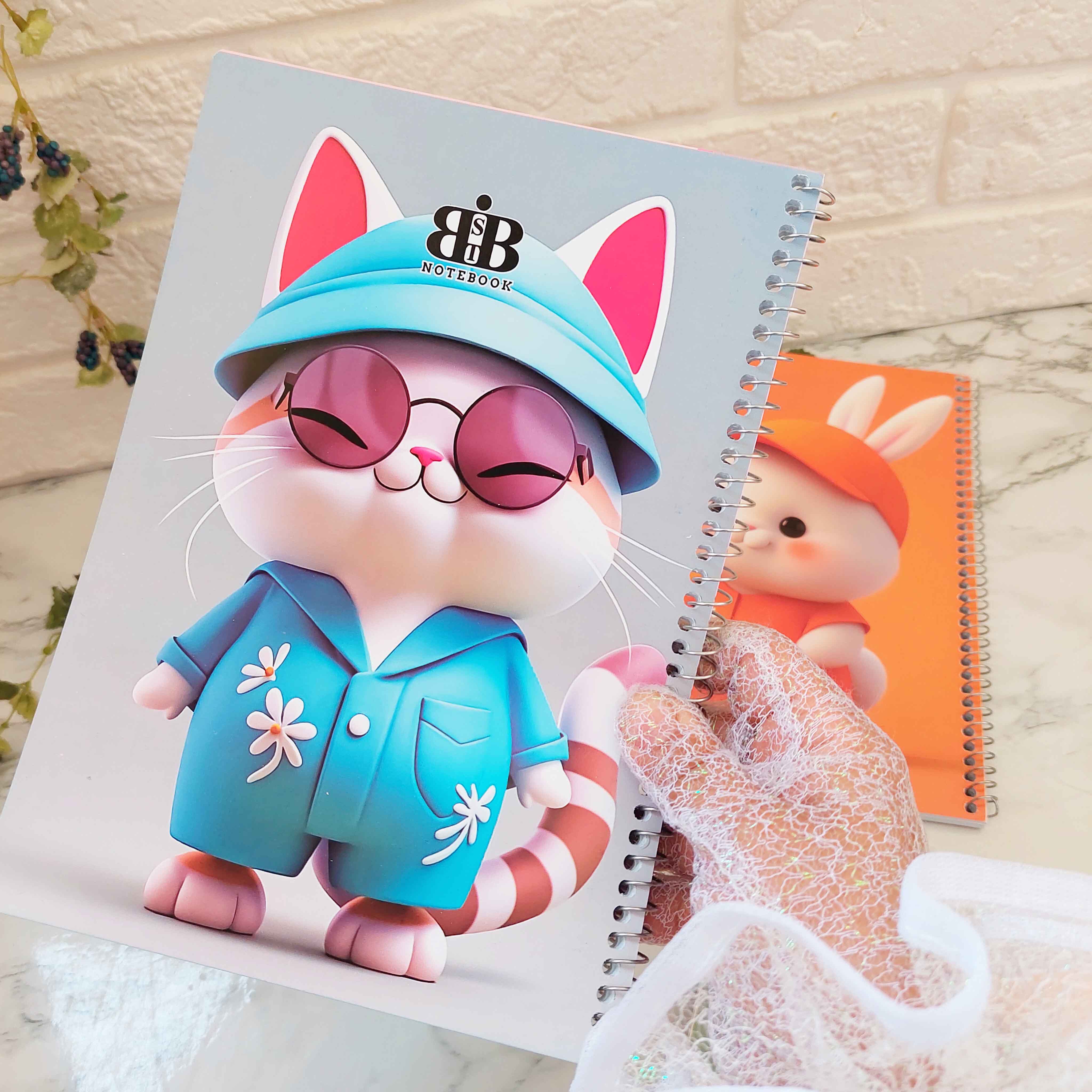 دفتر طرح گربه