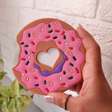 دفترچه دونات صورتی