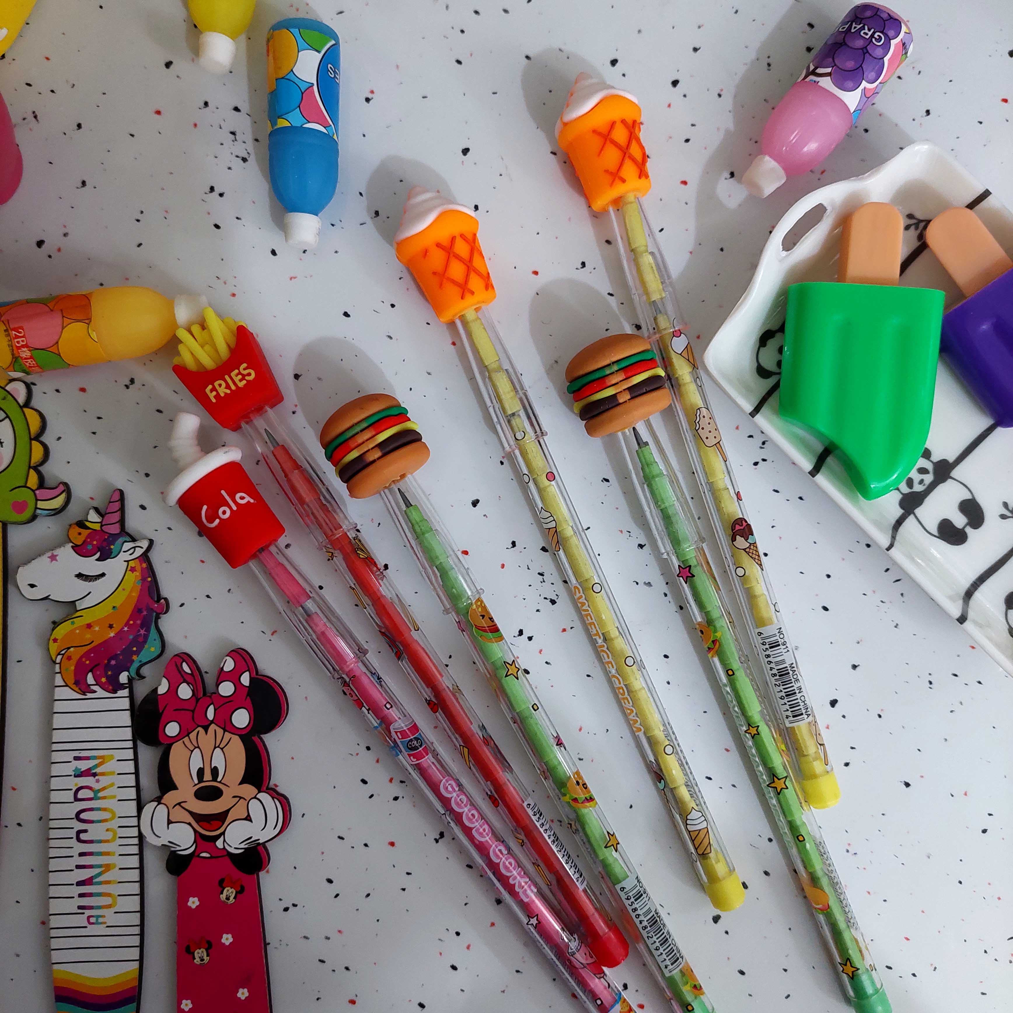 مداد فشنگی طرح بستنی