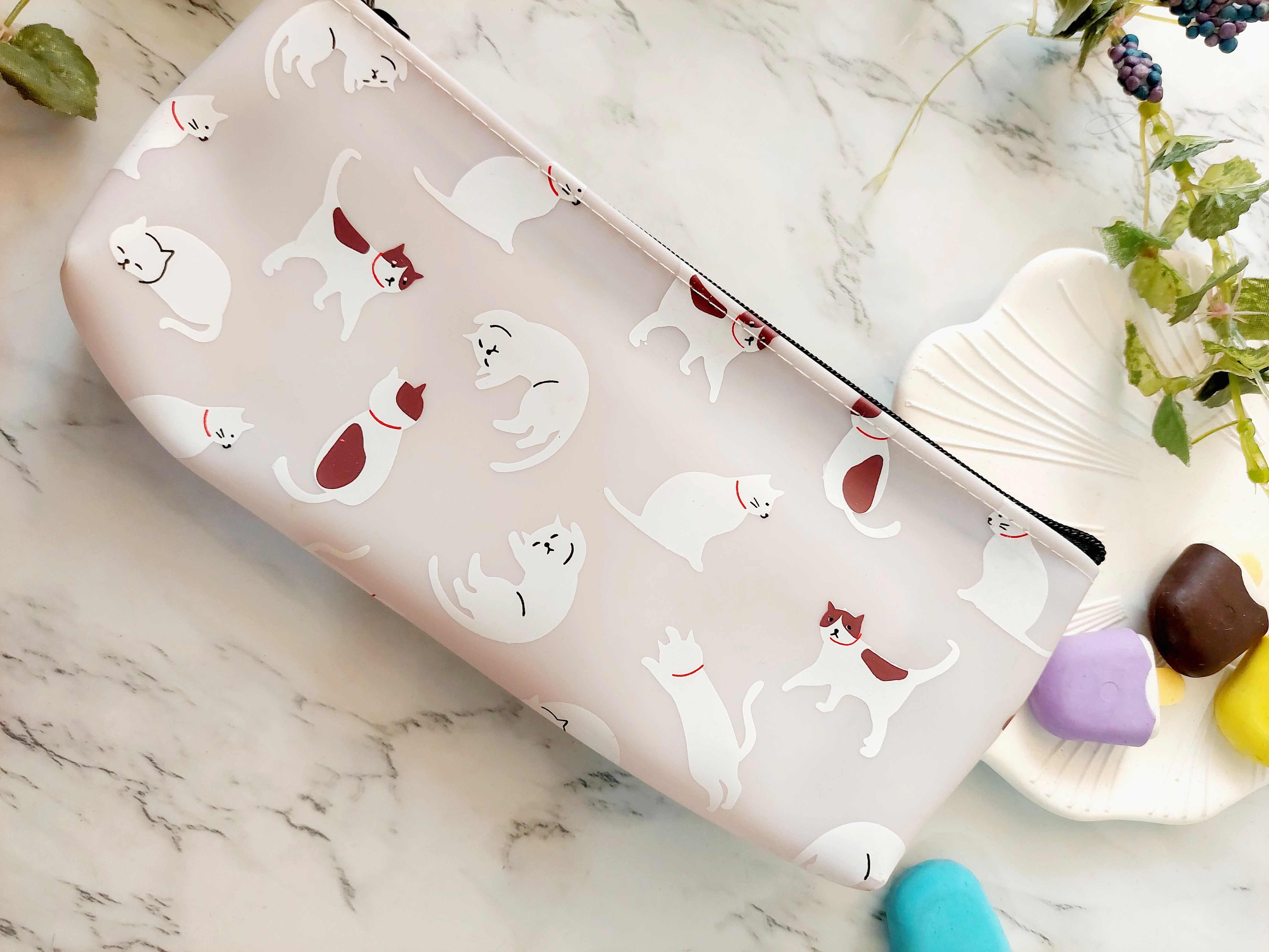 جامدادی سیلیکونی طرح گربه