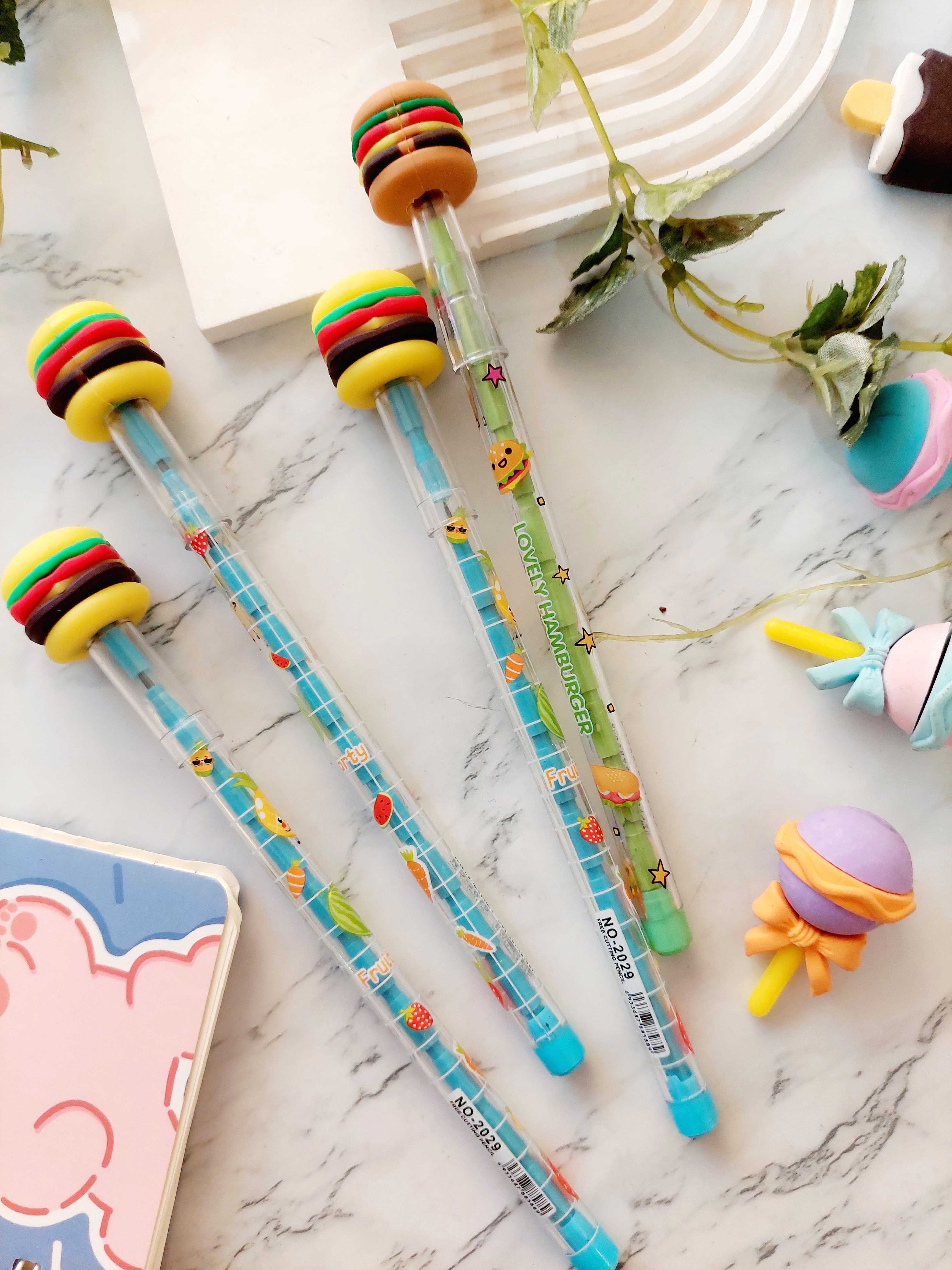 مداد فشنگی همبرگر