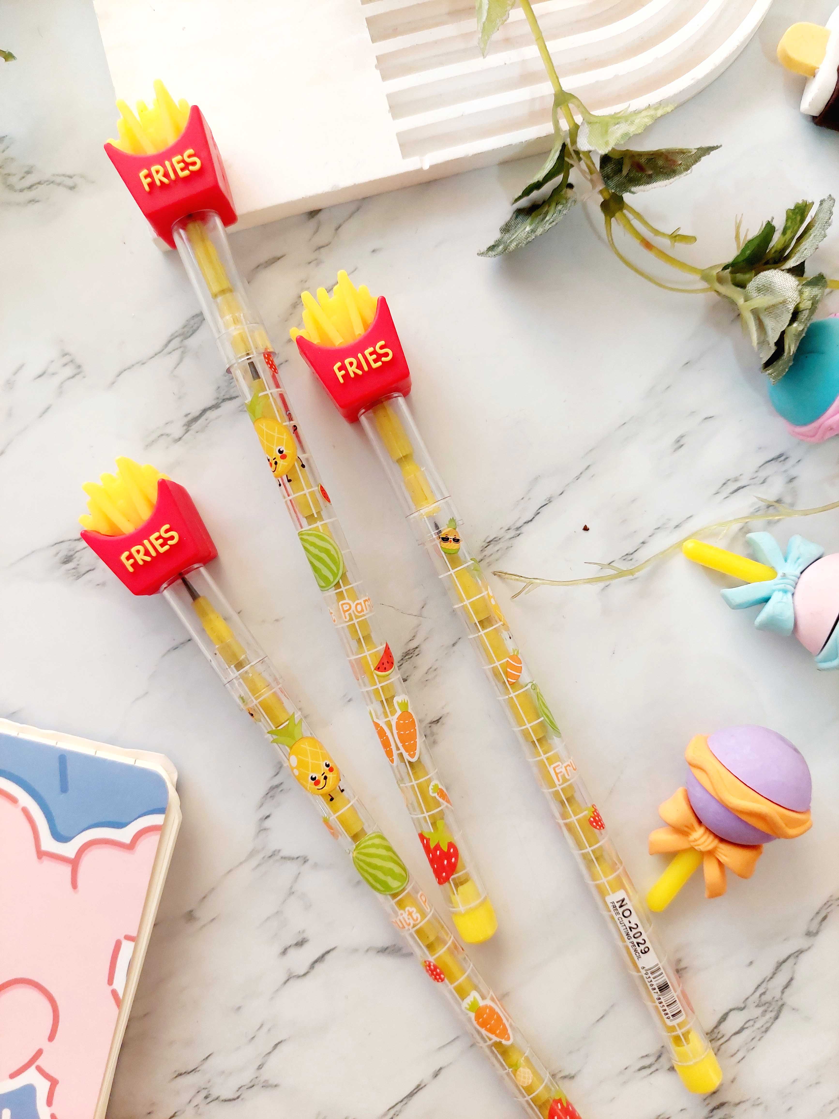 مداد فشنگی طرح سیب  زمینی