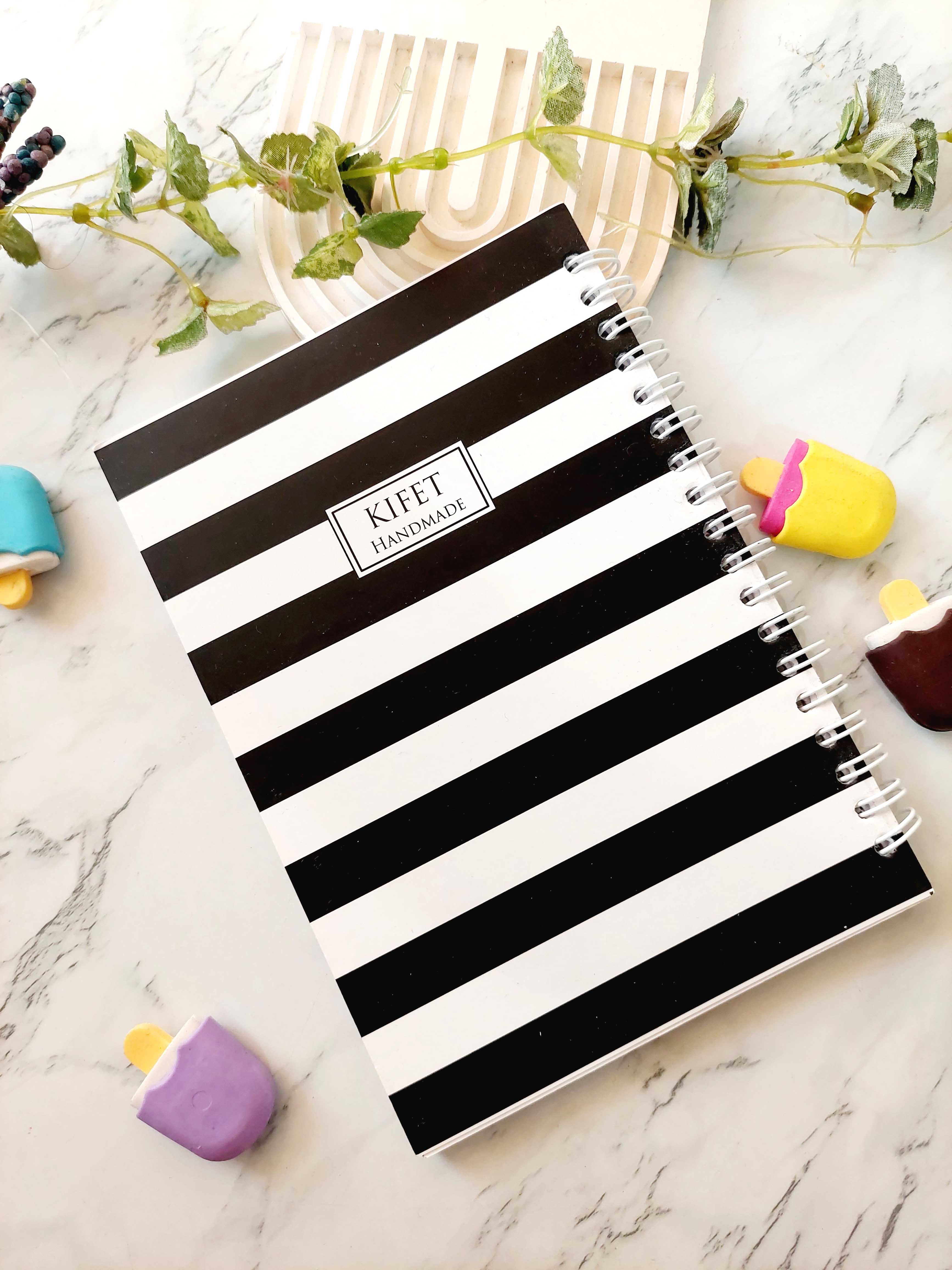 دفترچه پینرستی راه راه