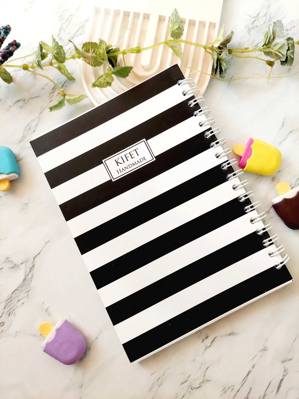 دفترچه پینرستی راه راه