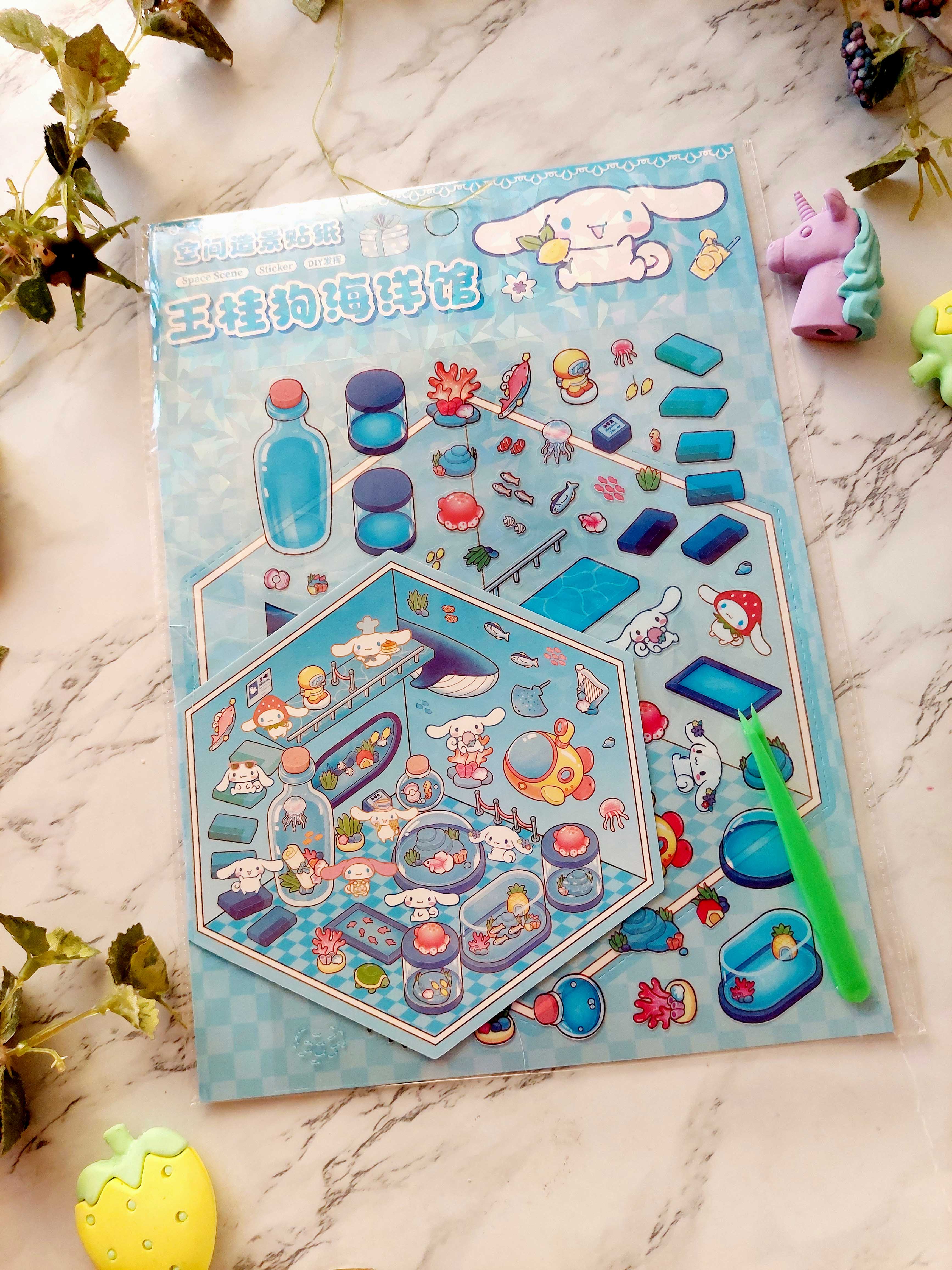 استیکر سه بعدی کرومی