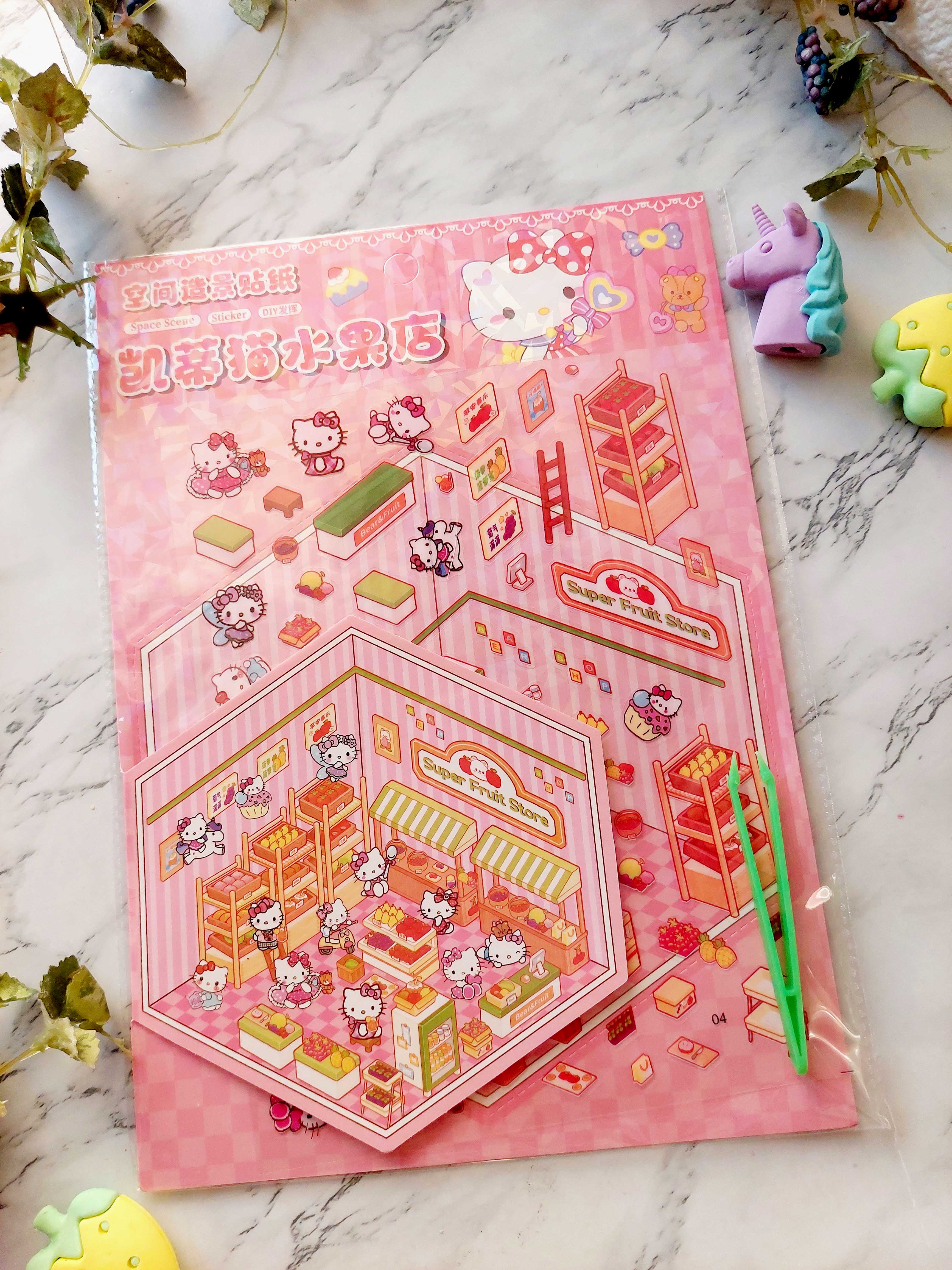 استیکر سه بعدی پنس دار