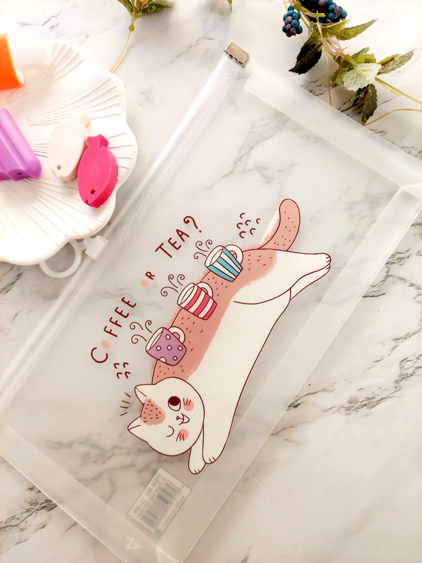 جامدادی طلقی شفاف کیوت