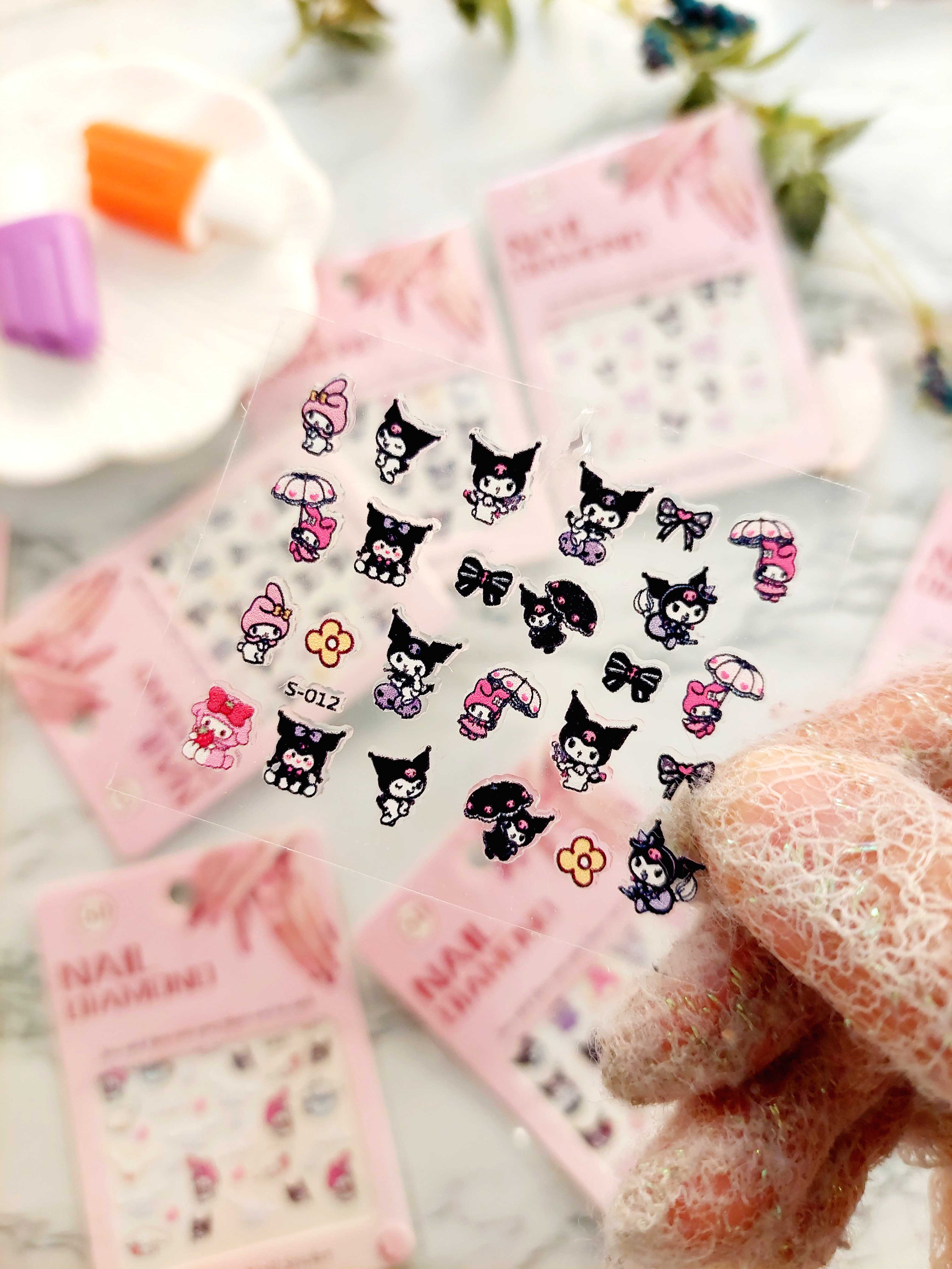 برچسب ناخن کرومی