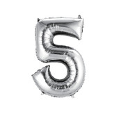 بادکنک فویلی عددی 5