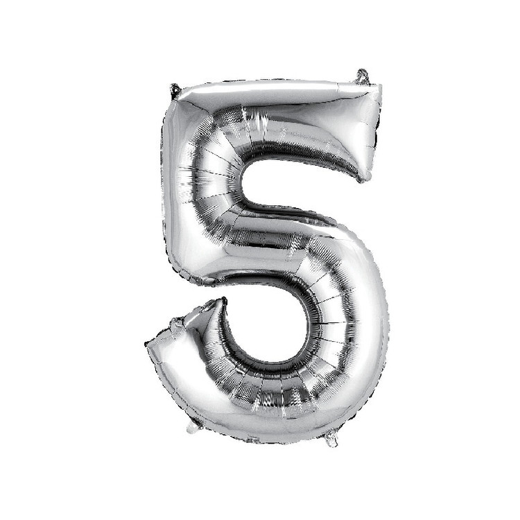 بادکنک فویلی عددی 5