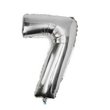 بادکنک فویلی عددی 7