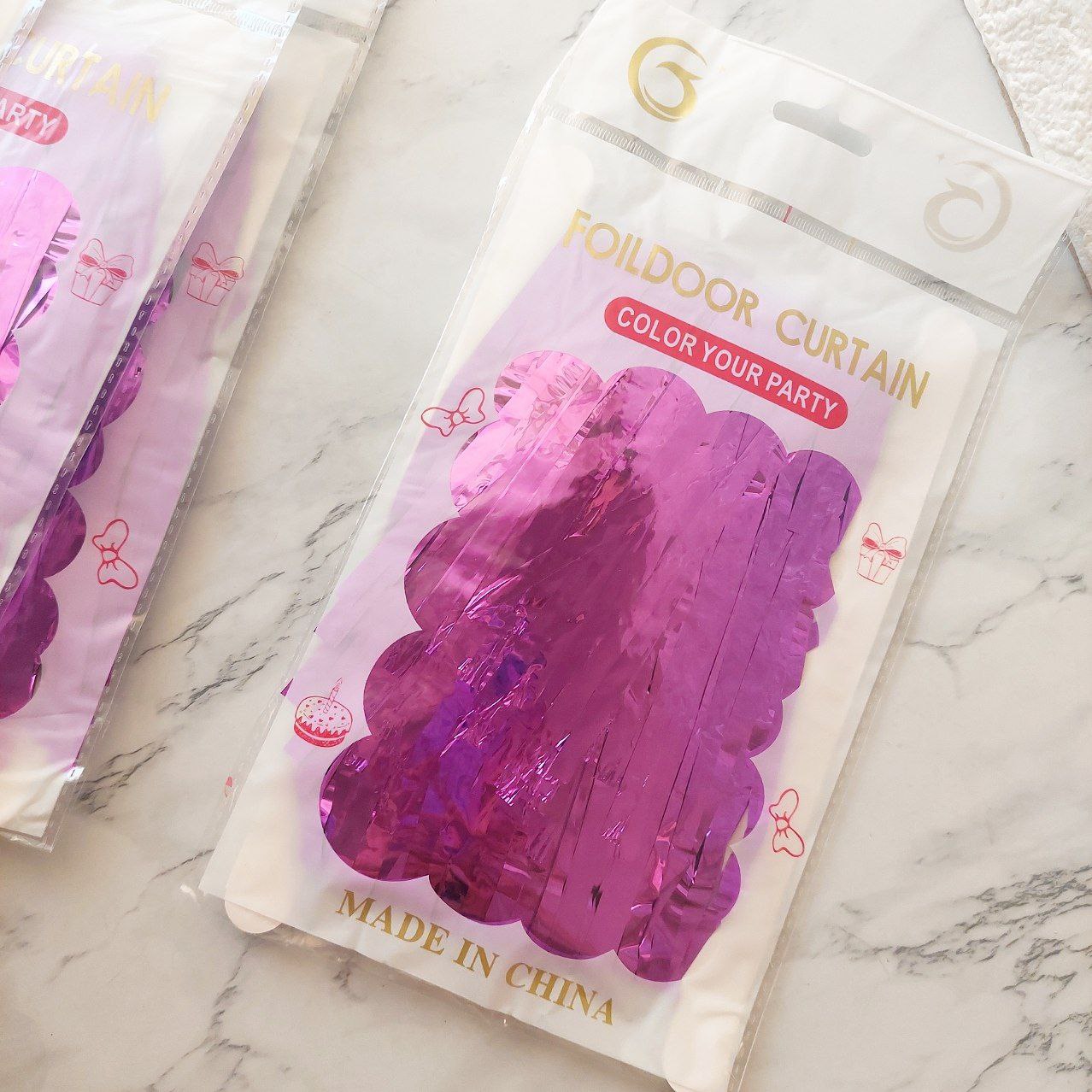 پرده متالایز بنفش