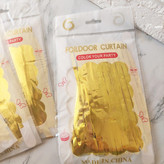 پرده متالایز طلایی