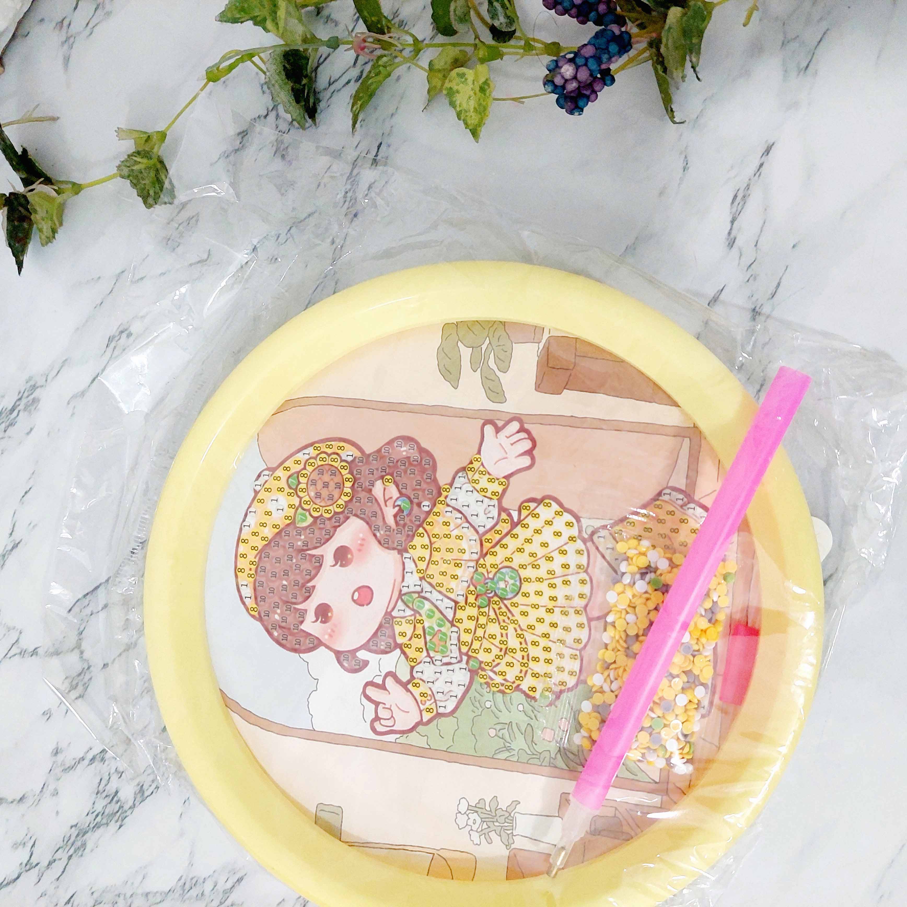 نقاشی الماسی گرد