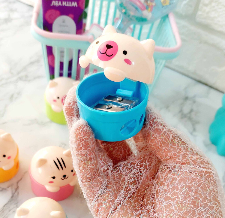 تراش مخزندار خرس و گربه دوقلو