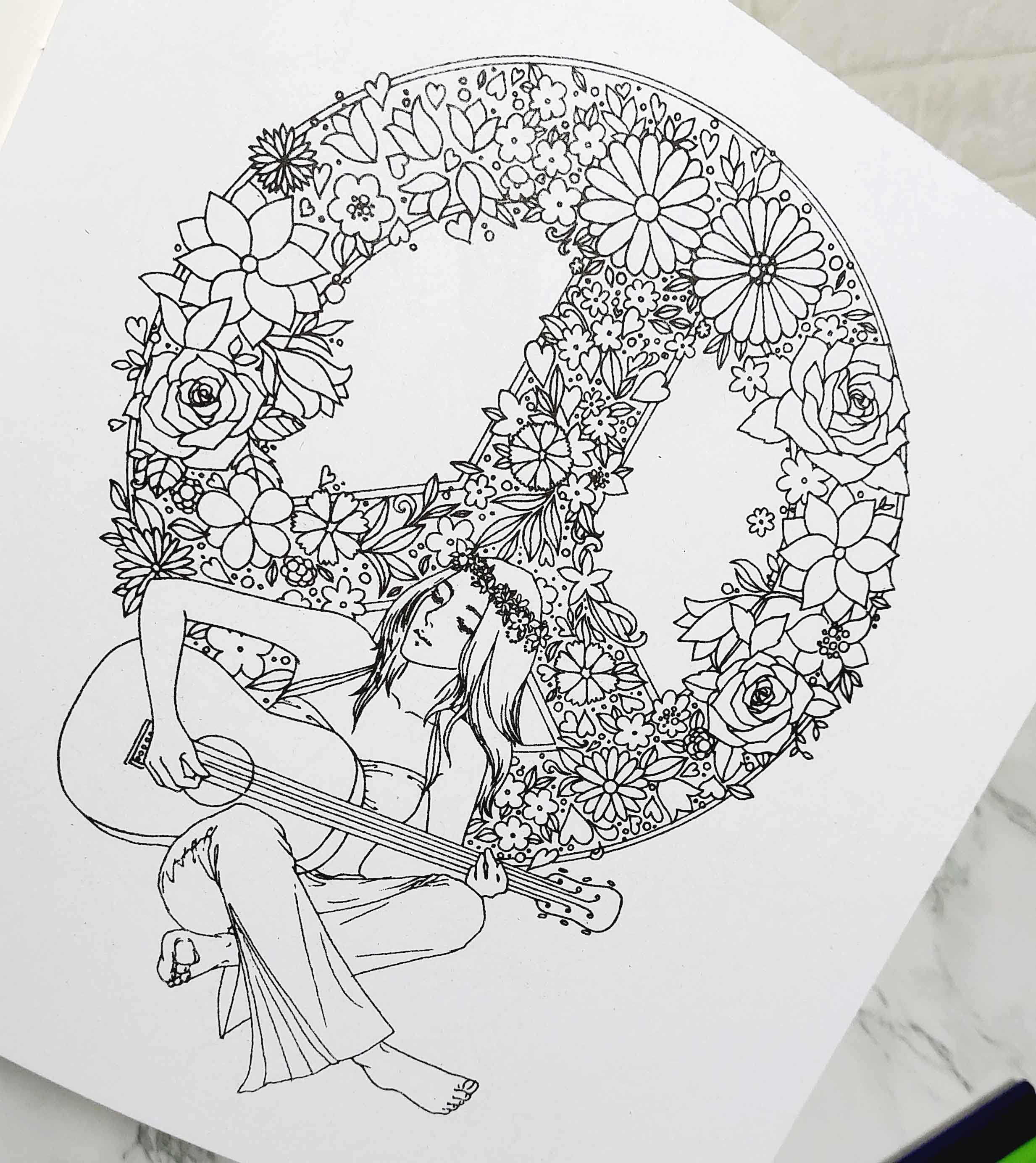 دفتر رنگامیزی زیبا