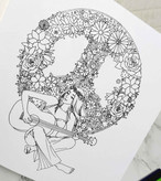 دفتر رنگامیزی زیبا