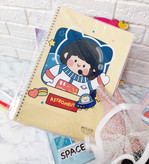 دفتر زبان چهارخط فانتزی