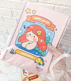 دفتر زبان چهارخط سیمی