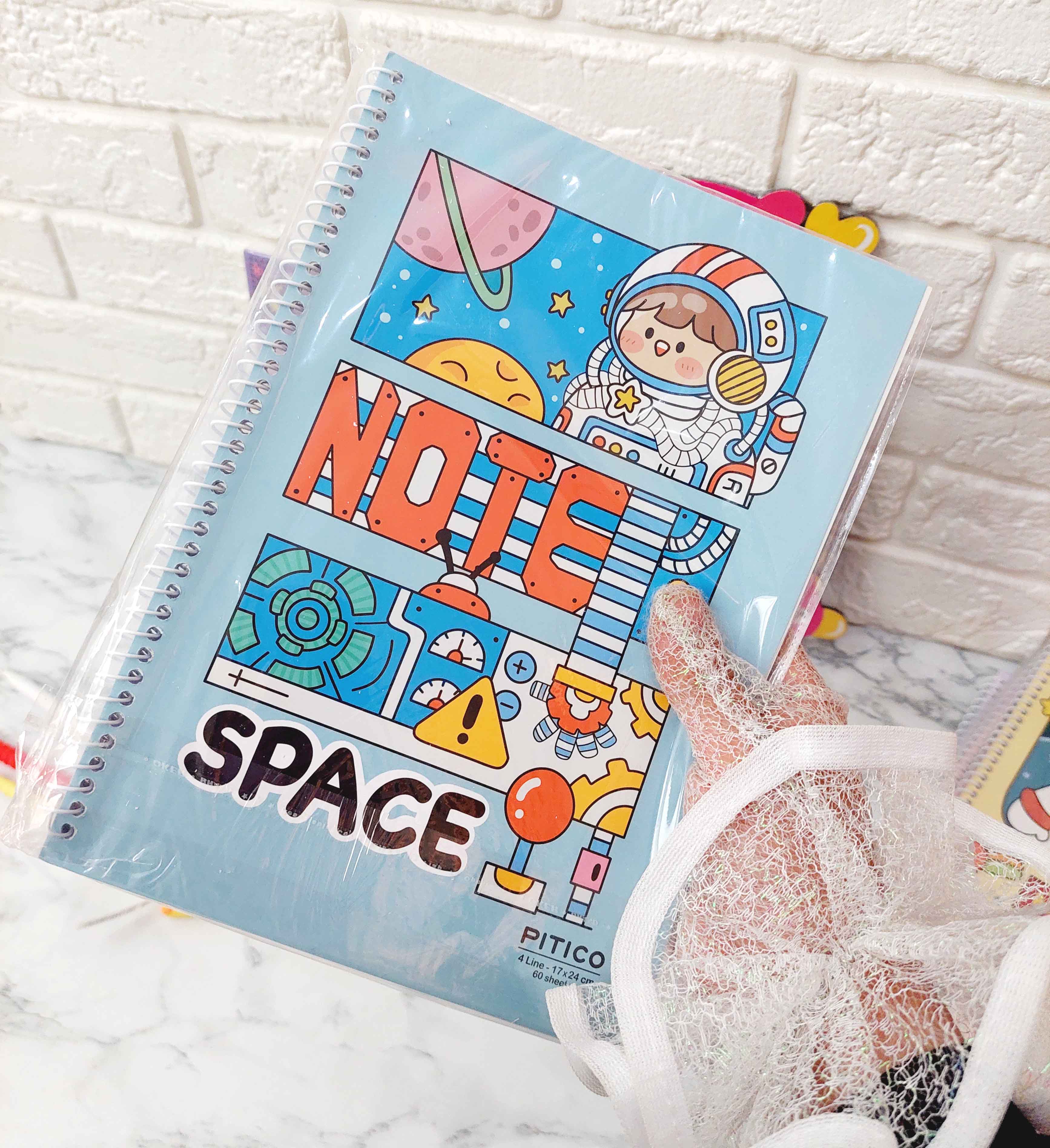 دفتر زبان چهارخط کیوت