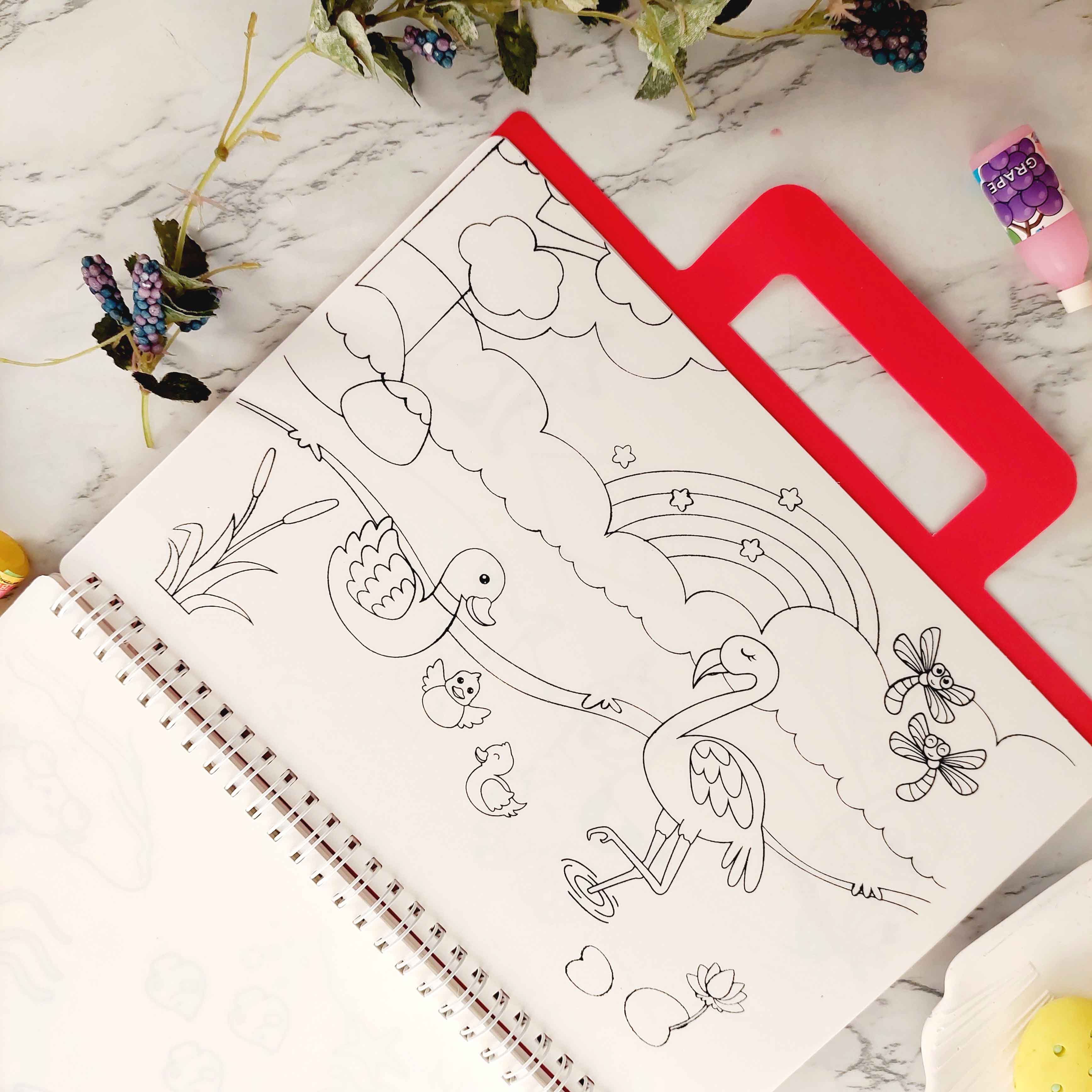 دفتر رنگامیزی بینهایت یونی کید