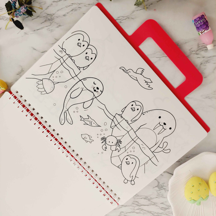 دفتر رنگامیزی بینهایت یونی کید