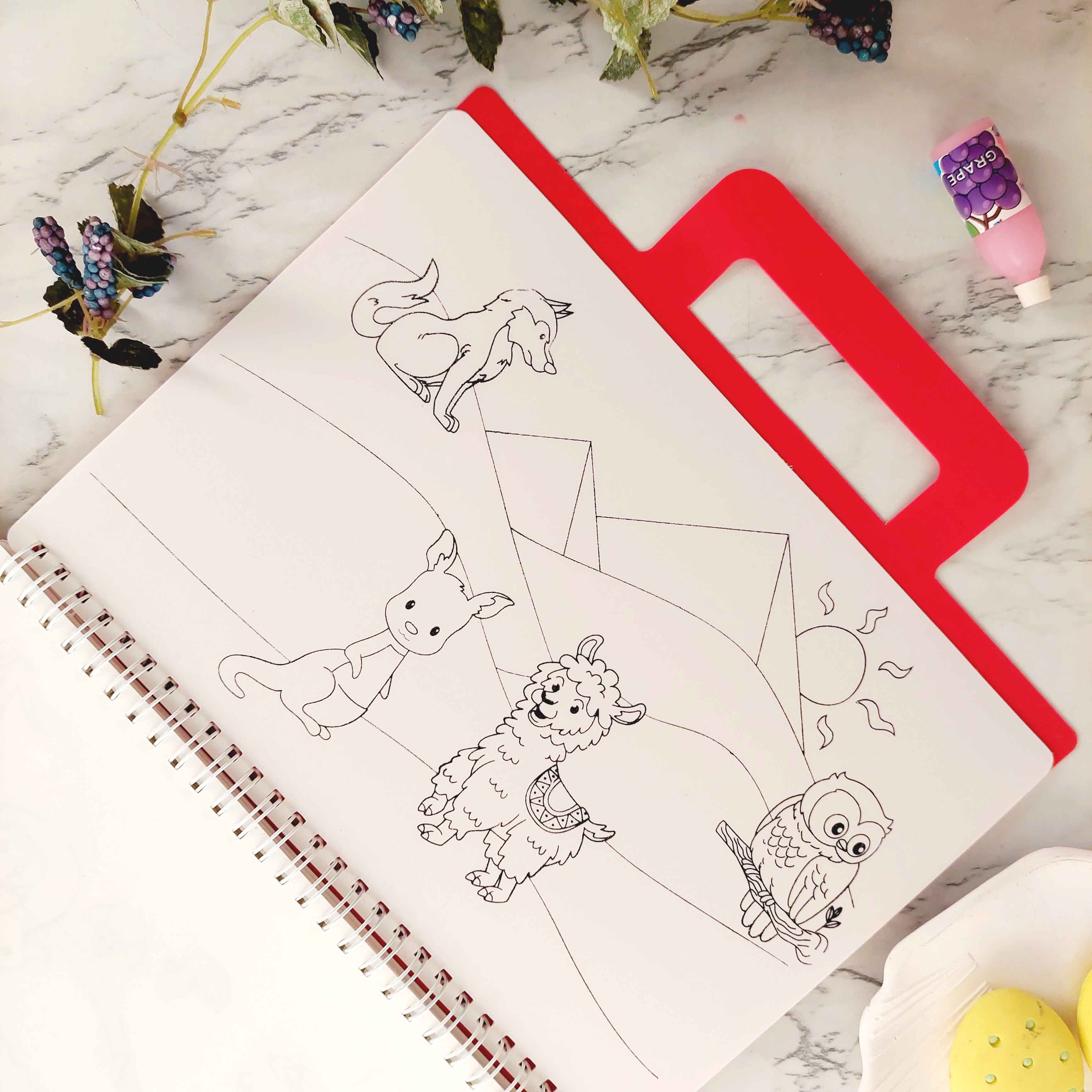 دفتر رنگامیزی بینهایت یونی کید