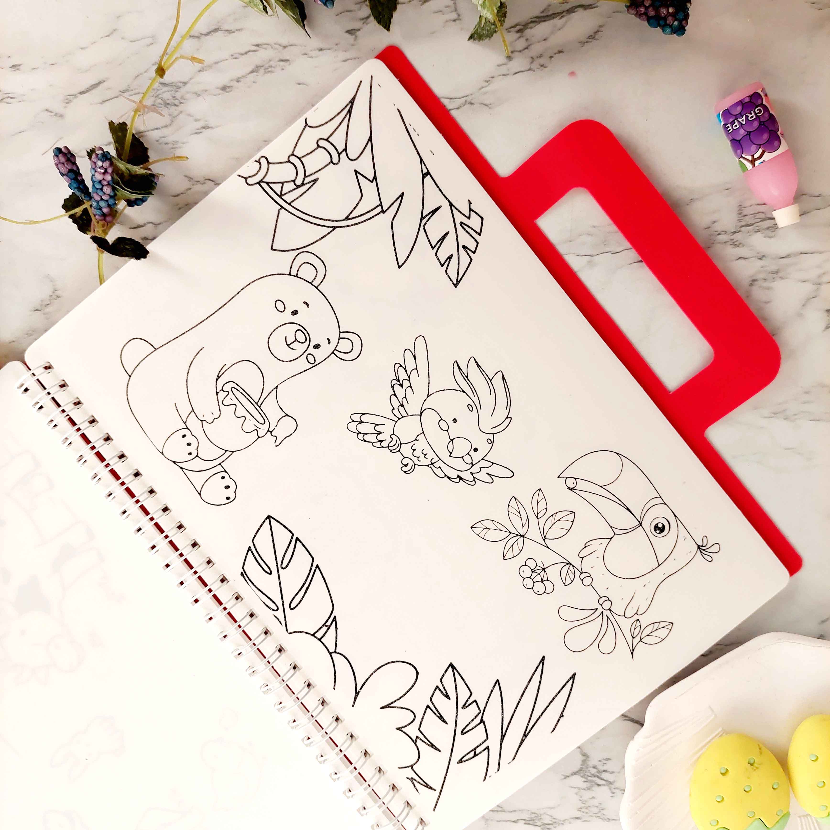 دفتر رنگامیزی بینهایت یونی کید