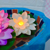 چراغ خواب گل نیلوفر ابی