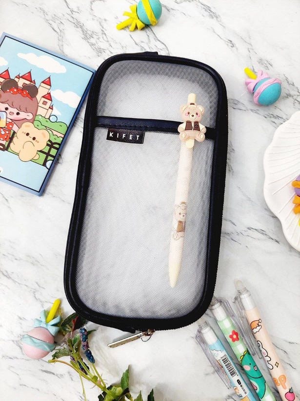 جامدادی شفاف توری