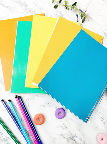 دفتر جلد رنگی