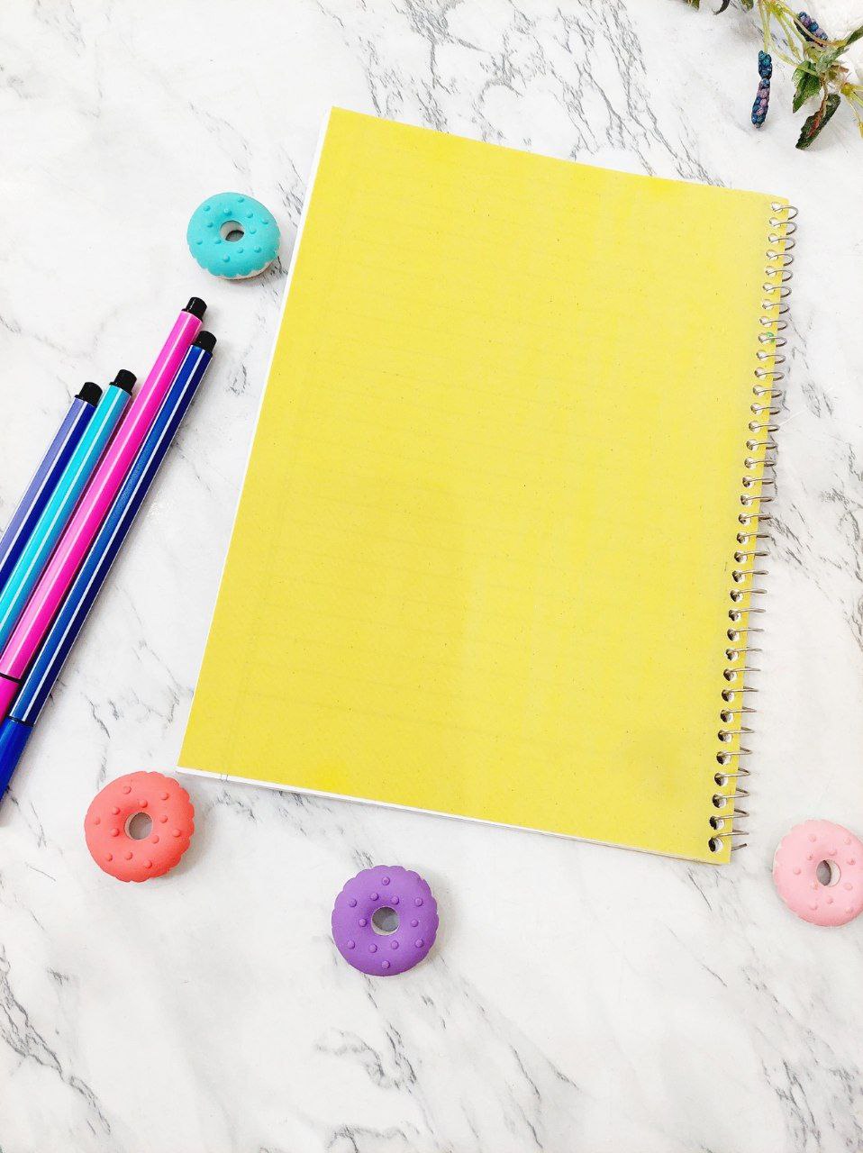 دفتر جلد رنگی ساده