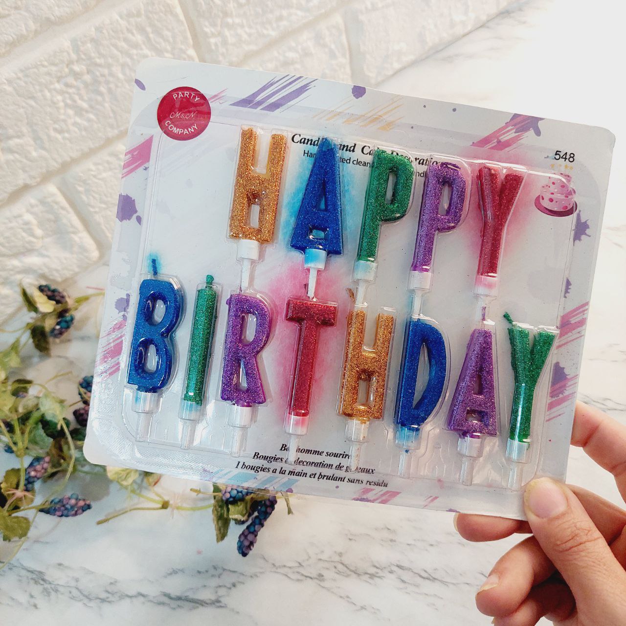 شمع هپی برد دی اکلیلی