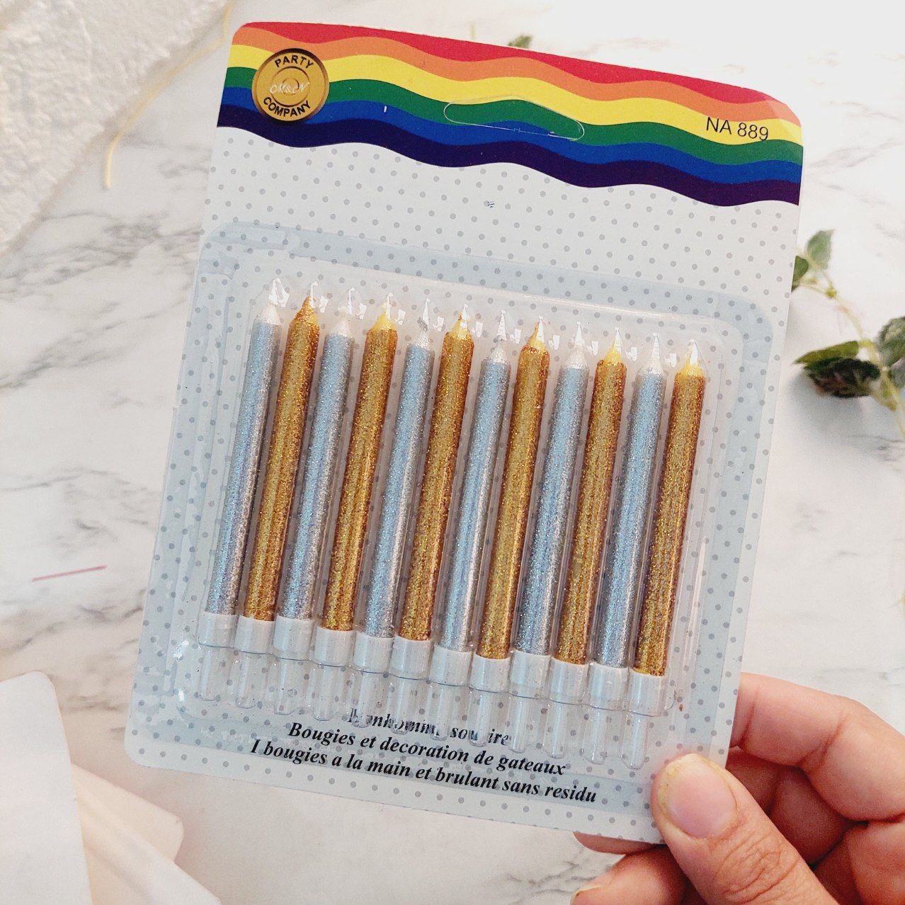 شمع مدادی دو رنگ