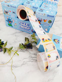 برچسب اسم رولی طرح استیج (Stitch) مدل جعبهای بسته ۷۵ عددی اقتصادی
